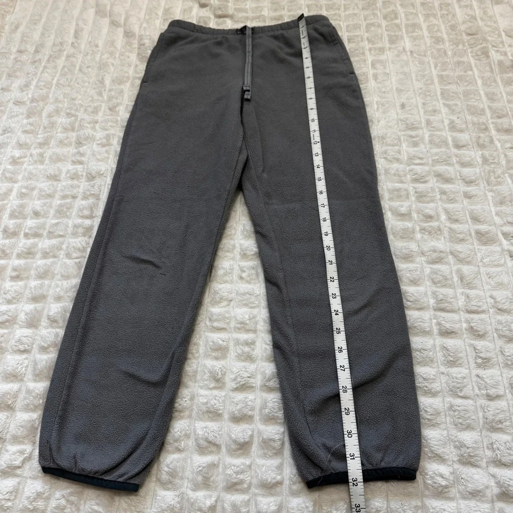 Patagonia Boys Large 12 Gray Fleece Micro D Snap T Pants Baselayer